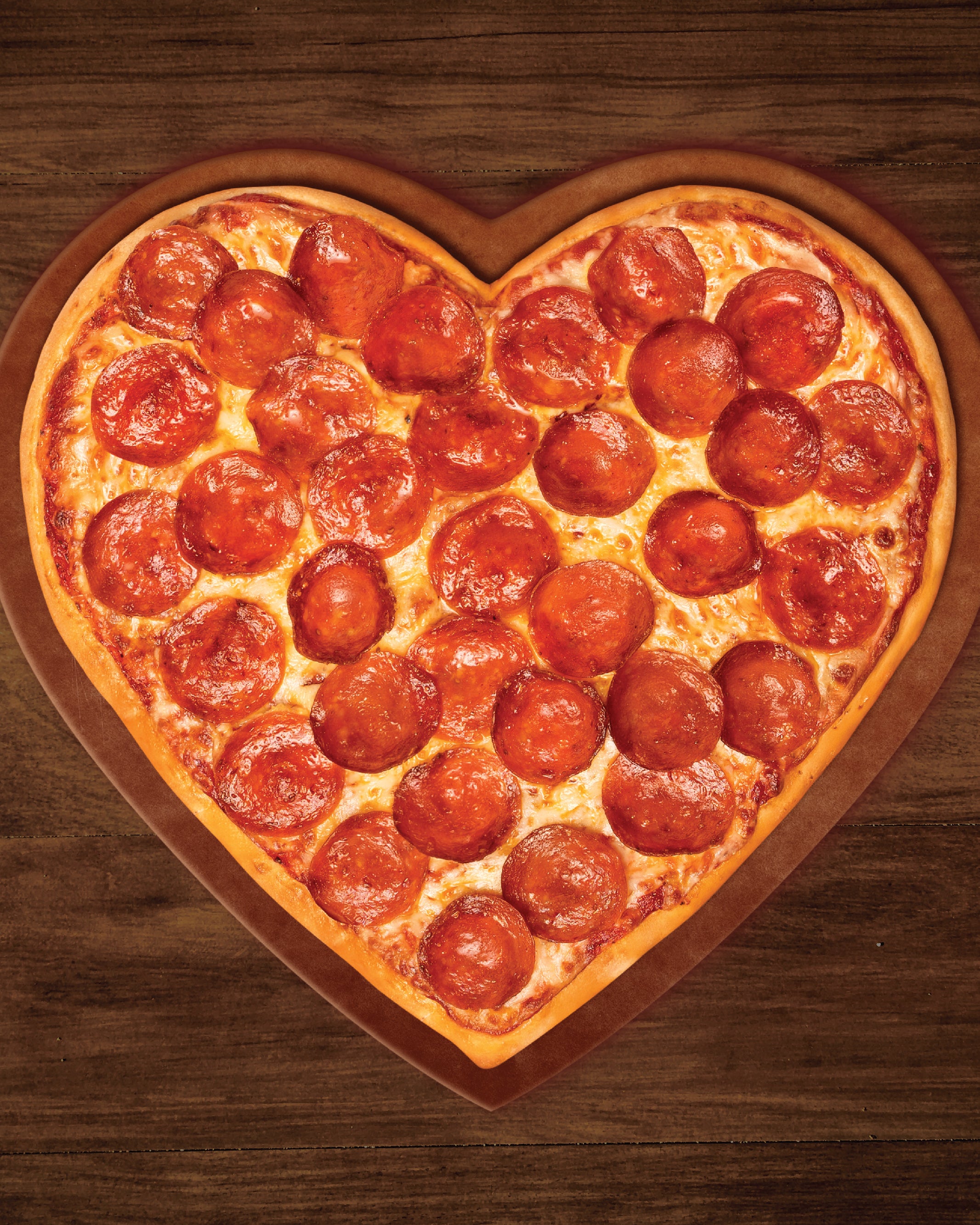 LaRosa's Heart-Shaped Pizza (Cheese or Pepperoni)