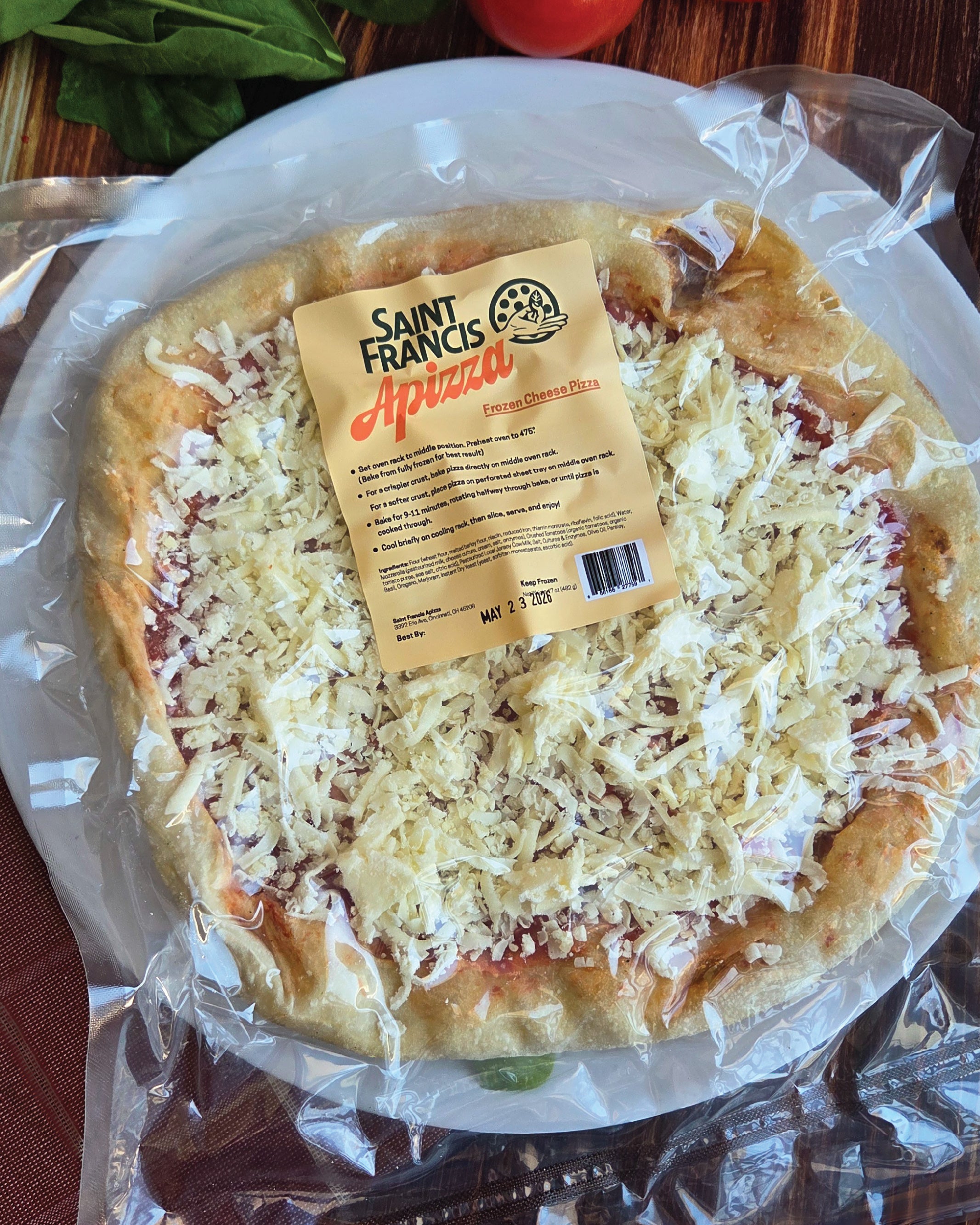 St. Francis Apizza Plain Cheese Pizza (4 or 8 Pack)