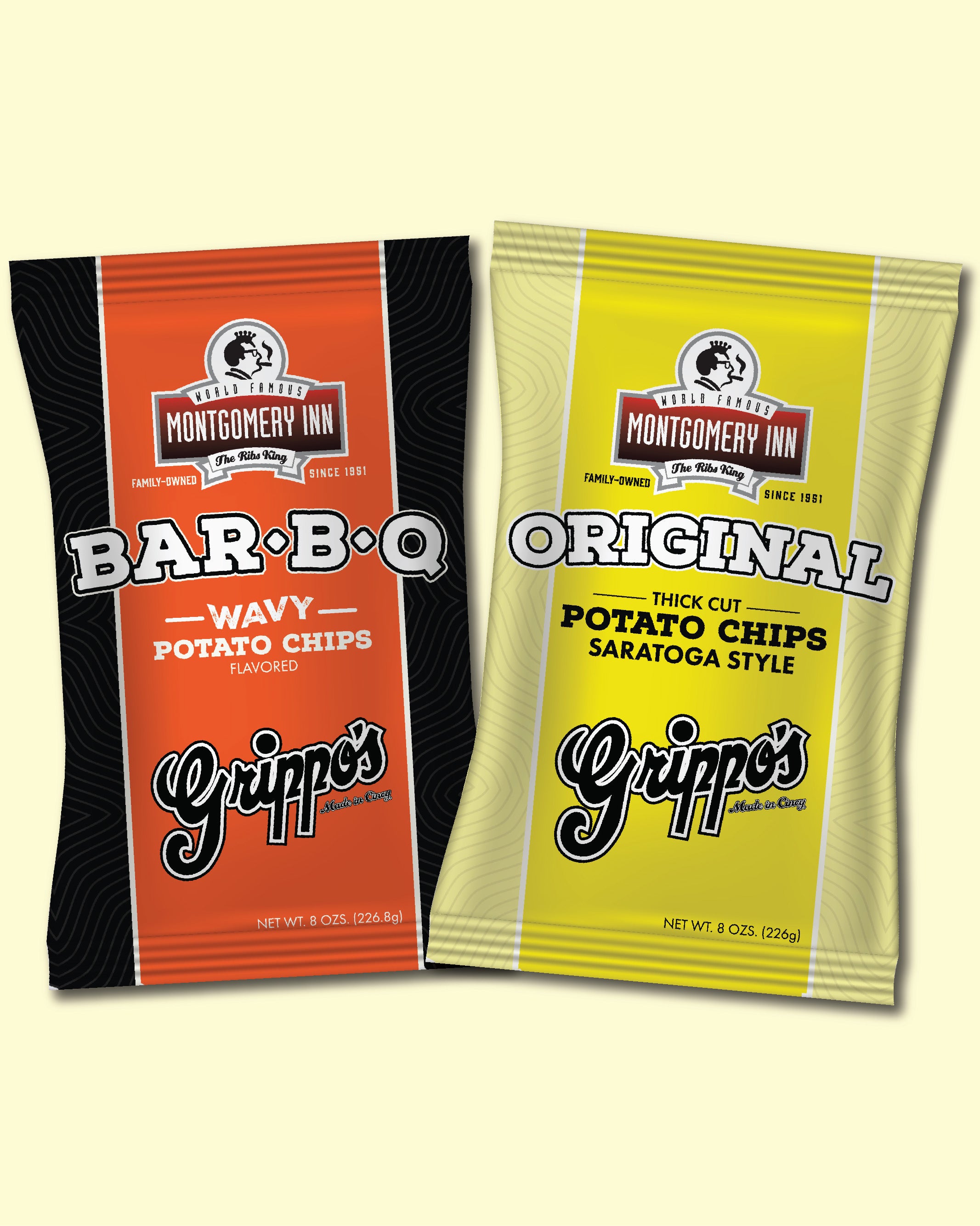 Grippo's Original Montgomery Inn Potato Chips Combo Pack (8 oz)