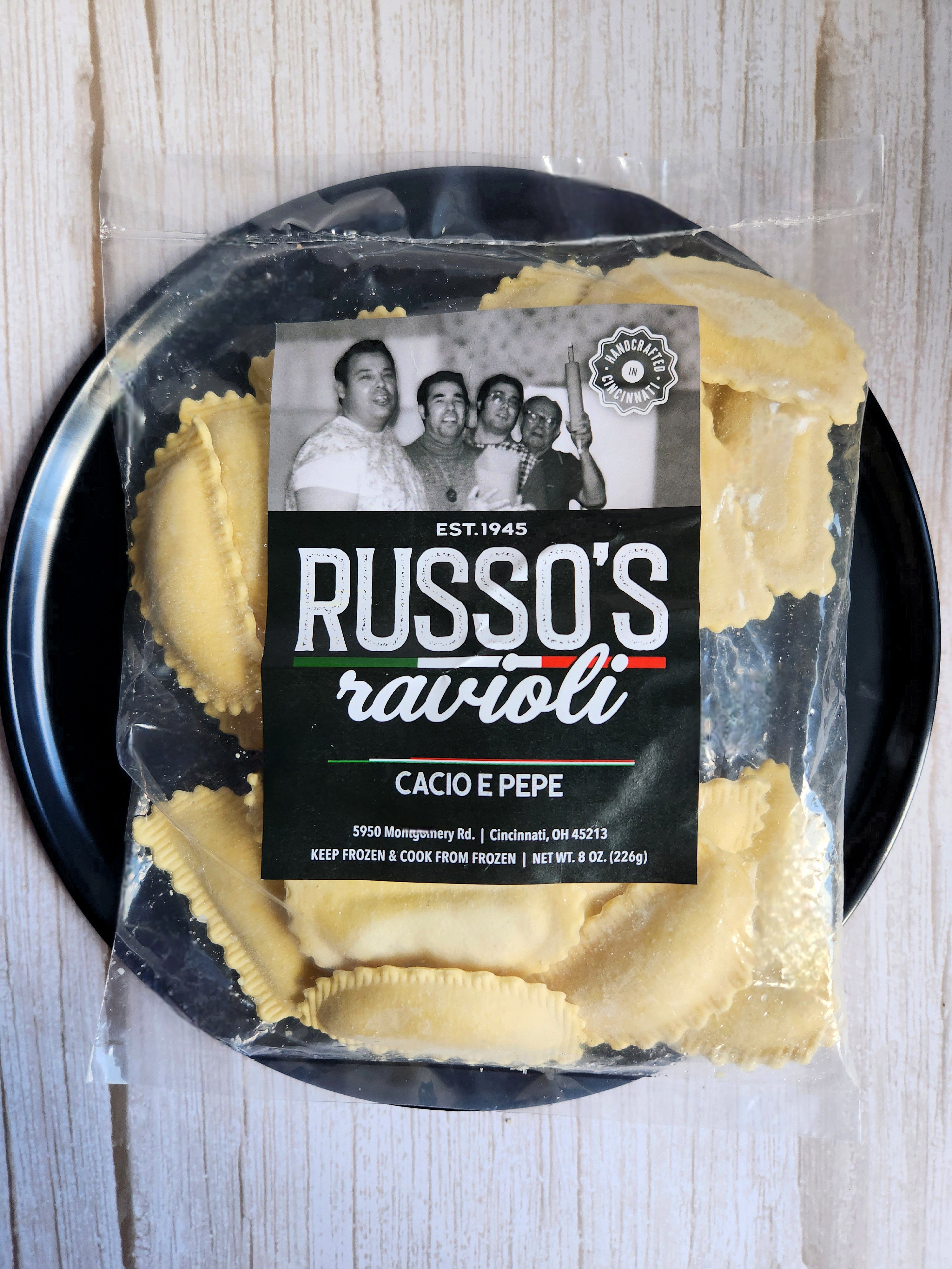 Russo's Cacio e Pepe Ravioli (4 or 8 Pack)