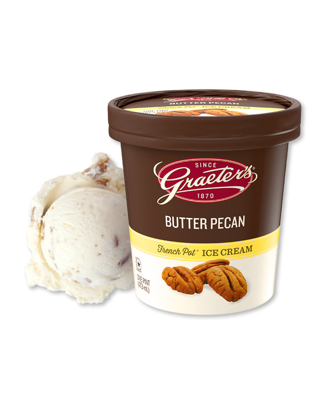 Graeter's Butter Pecan (1 pint) (add-on item)