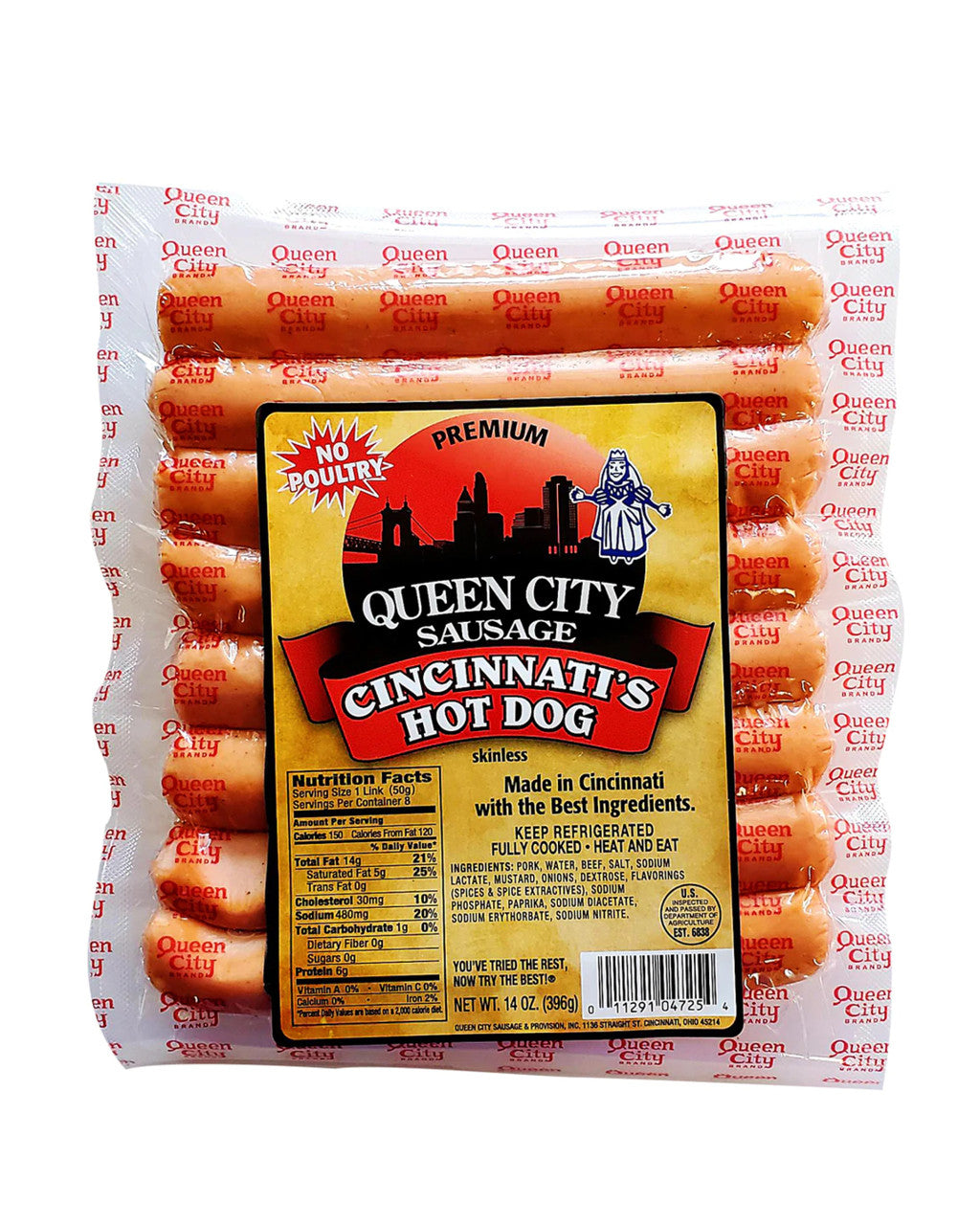 Cincinnati Hot Dogs (6 Packs)
