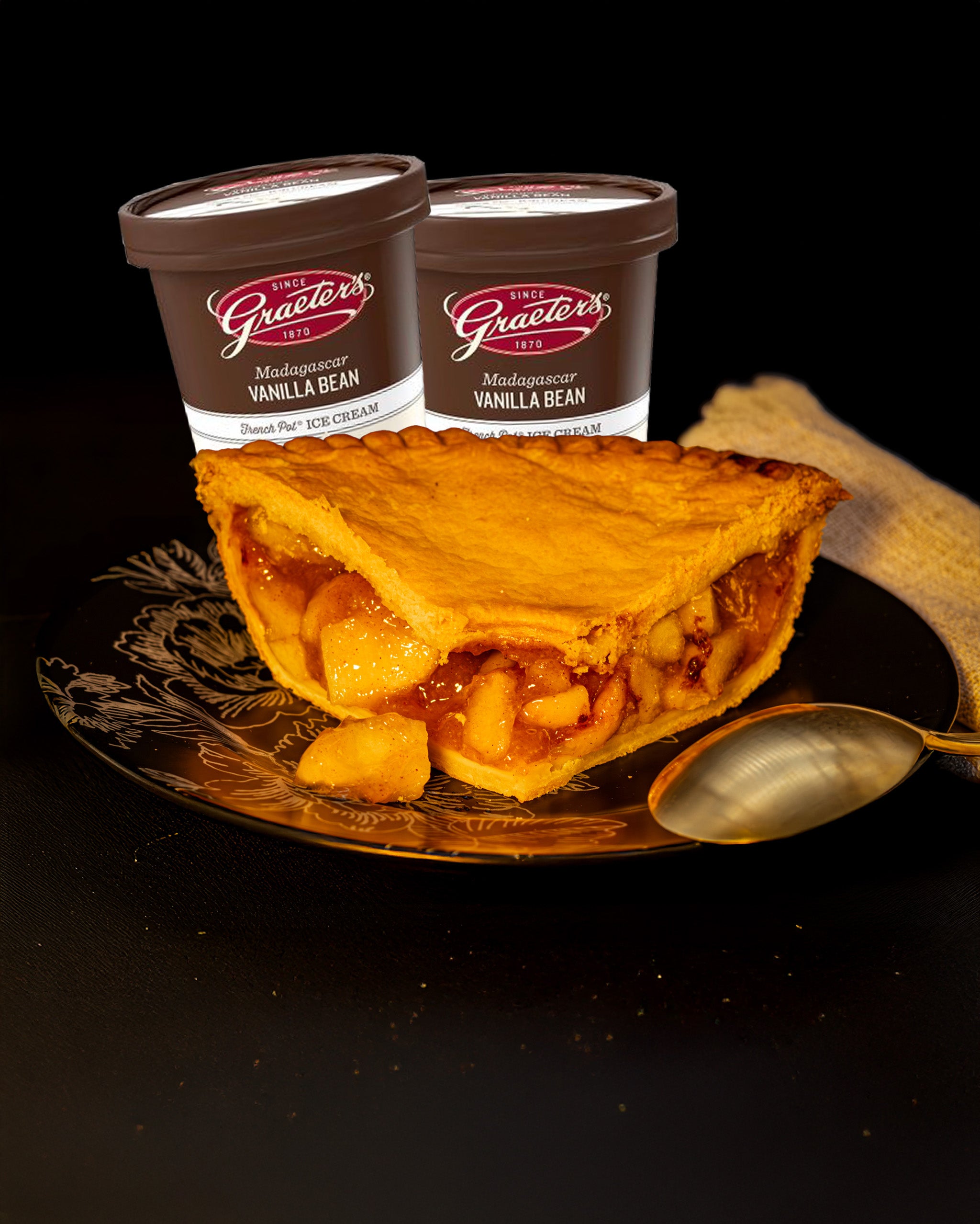 Apple Pie & Graeter's Ice Cream