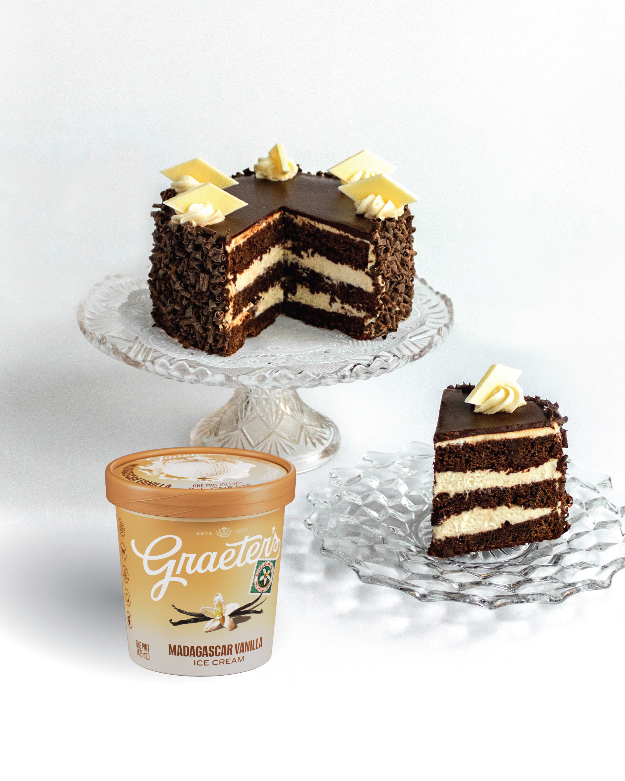 BonBonerie Opera Cream Cake and Graeter's Ice Cream