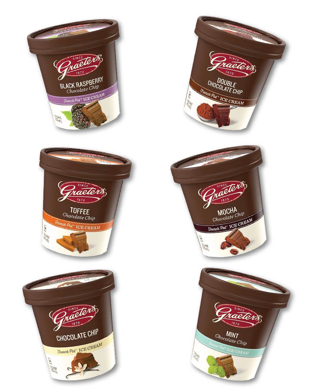 Graeter's Chip Selection Pints (6 or 12 Pack)