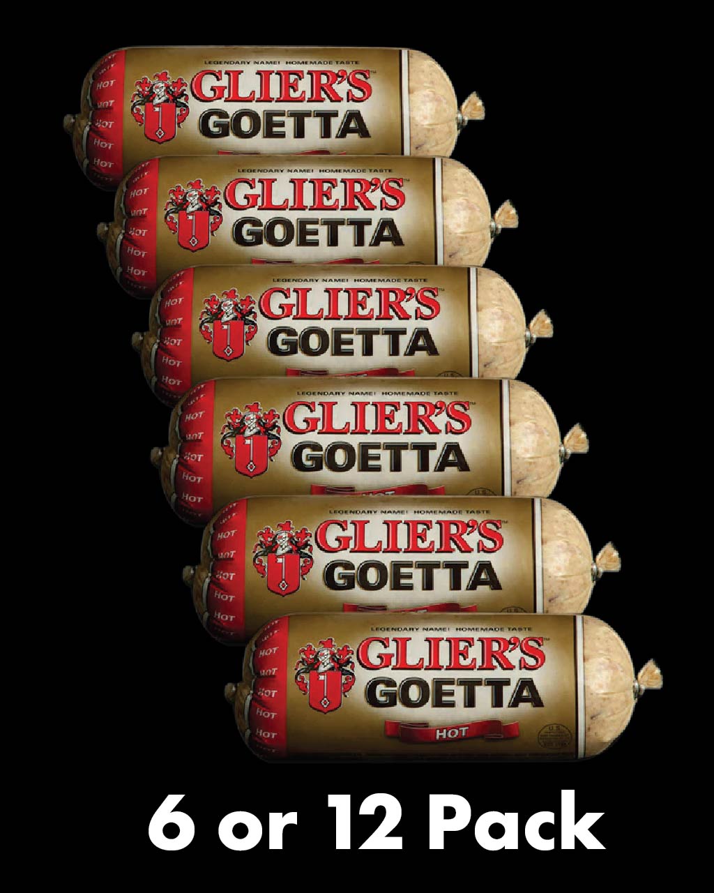 Glier's Hot Goetta (6 or 12 Pack)