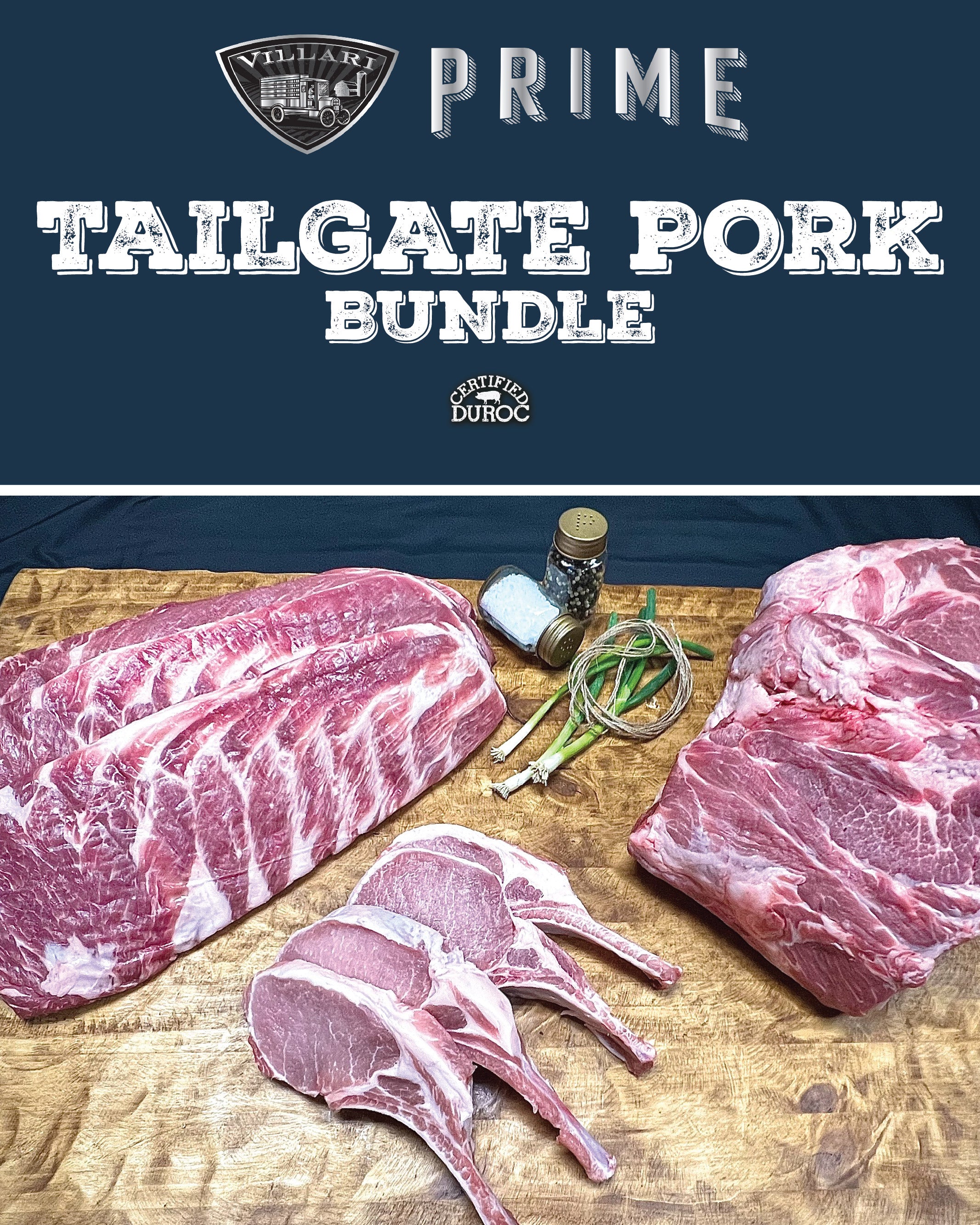 Villari Tailgate Pork Bundle (35 lb. avg.)
