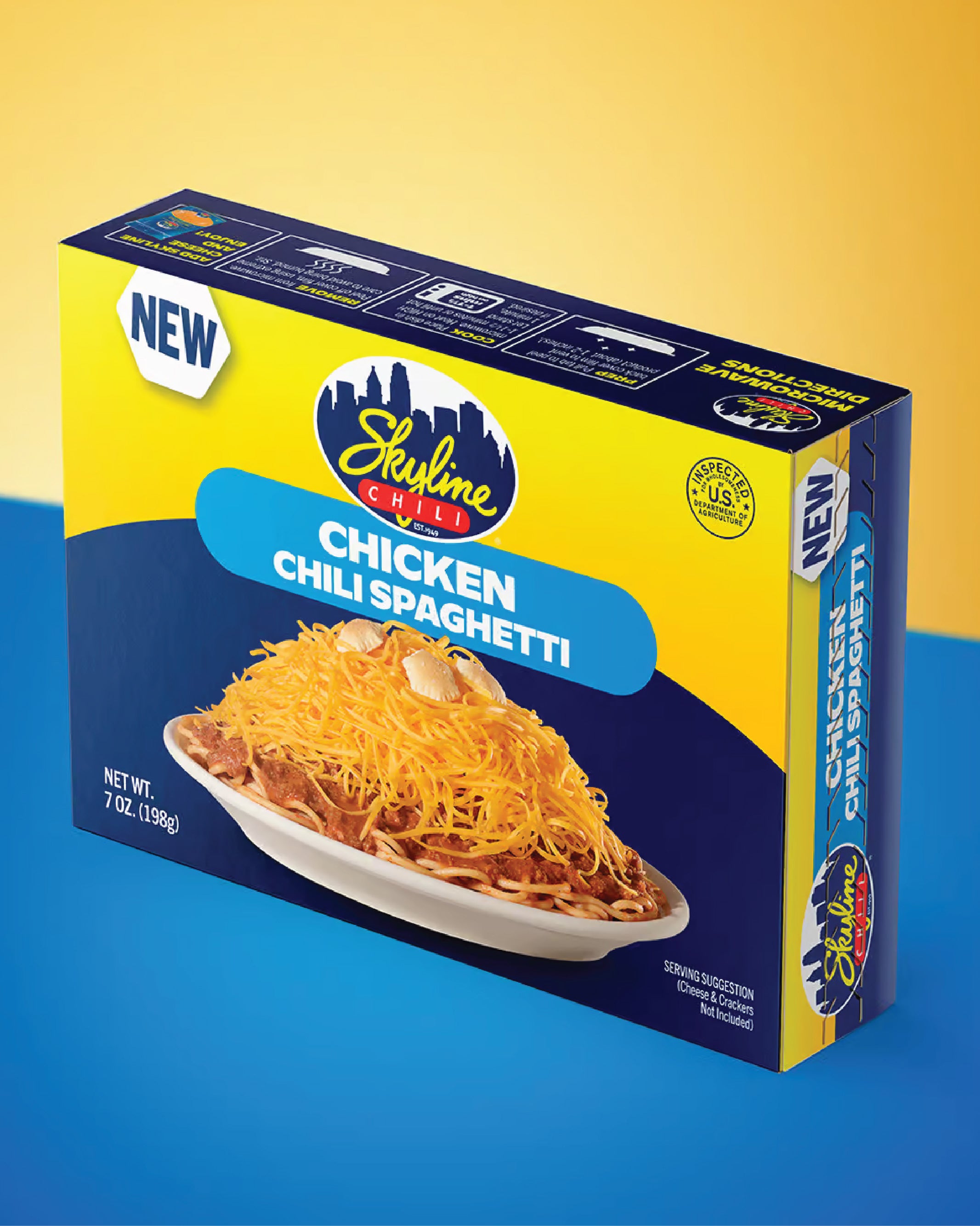 Skyline Chicken Chili with Spaghetti Heat & Eat