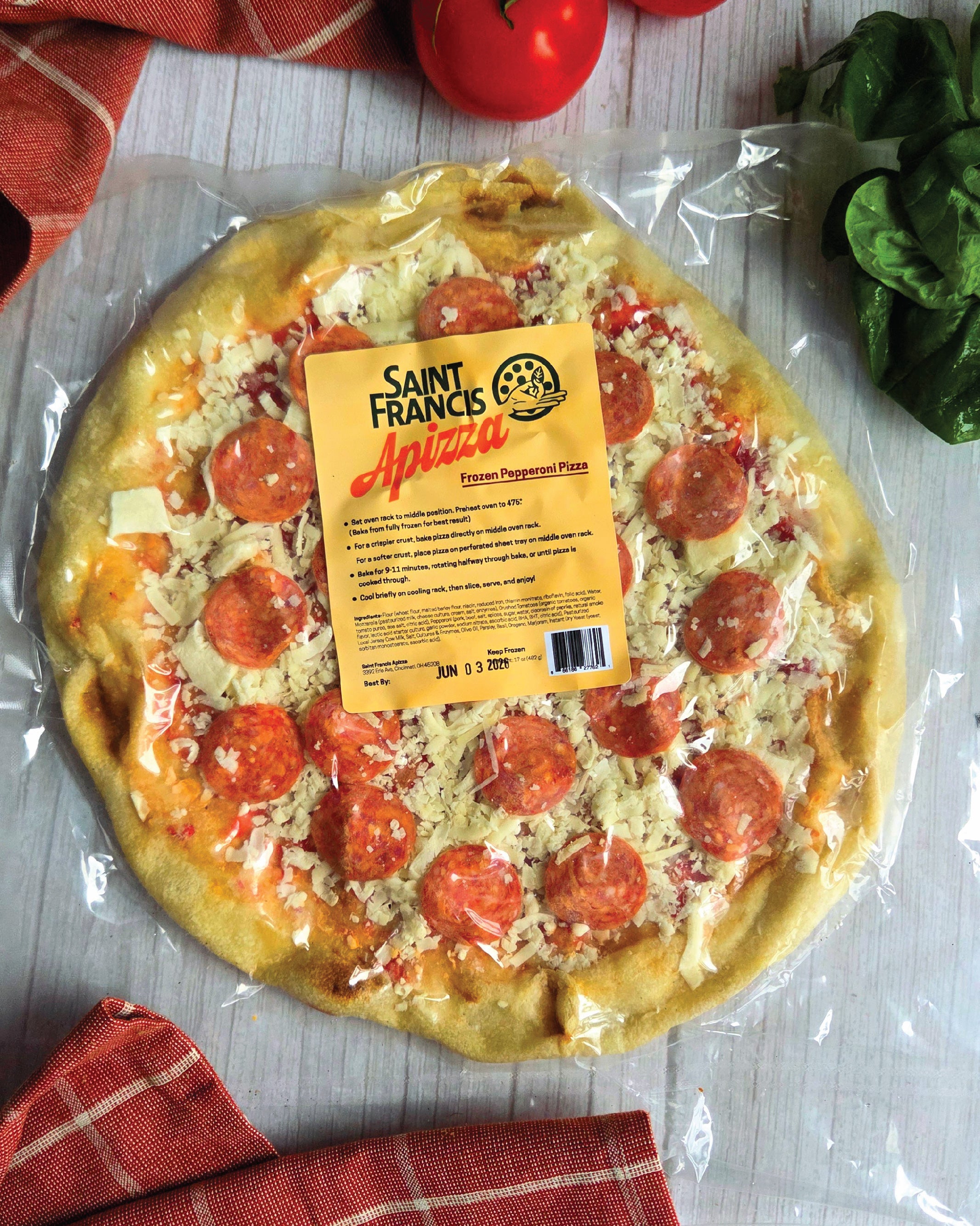 St. Francis Apizza Pepperoni Pizza (4 or 8 Pack)