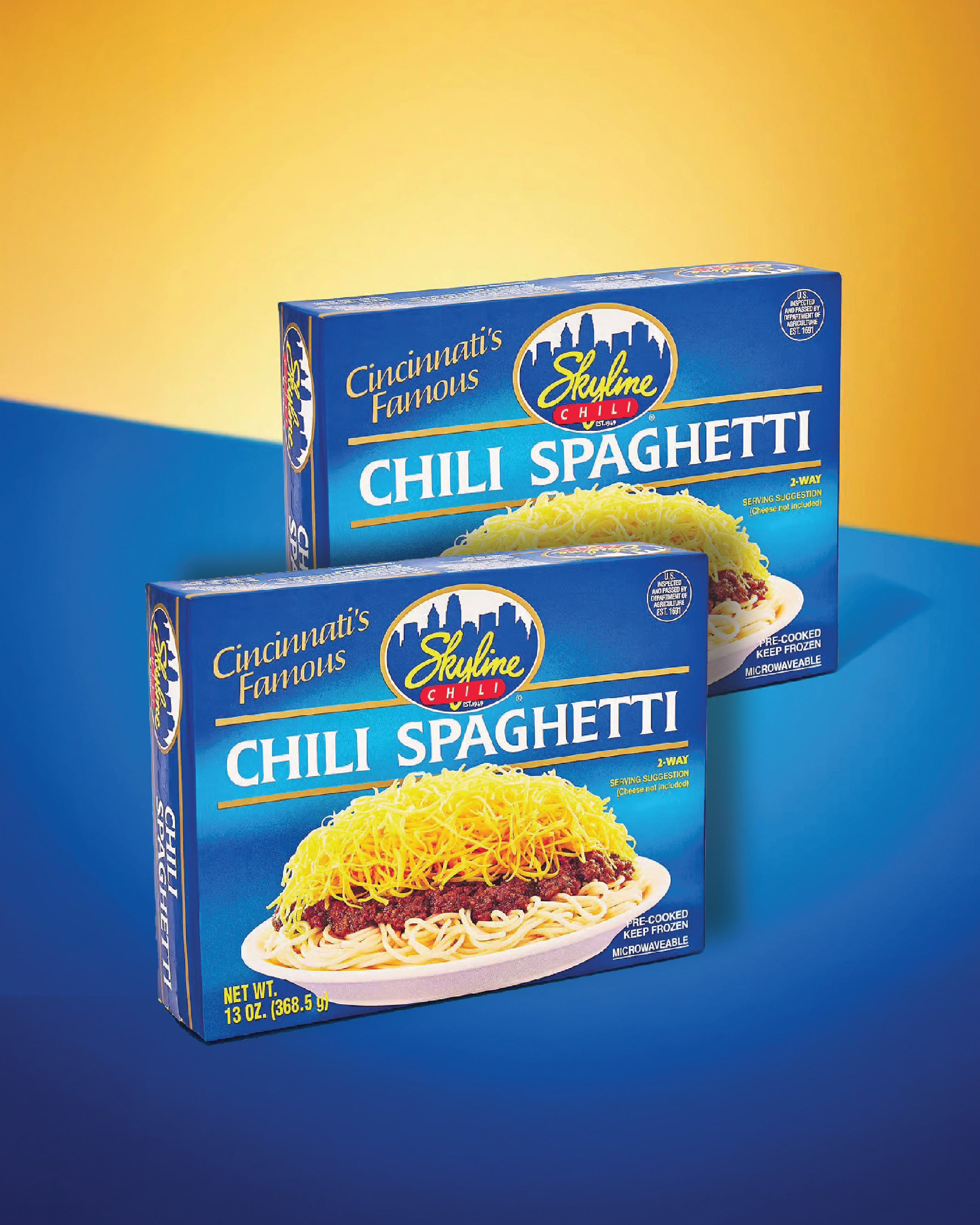 Buy 6 Get 2 Free | Skyline Original Chili Spaghetti Frozen (8 Pack)