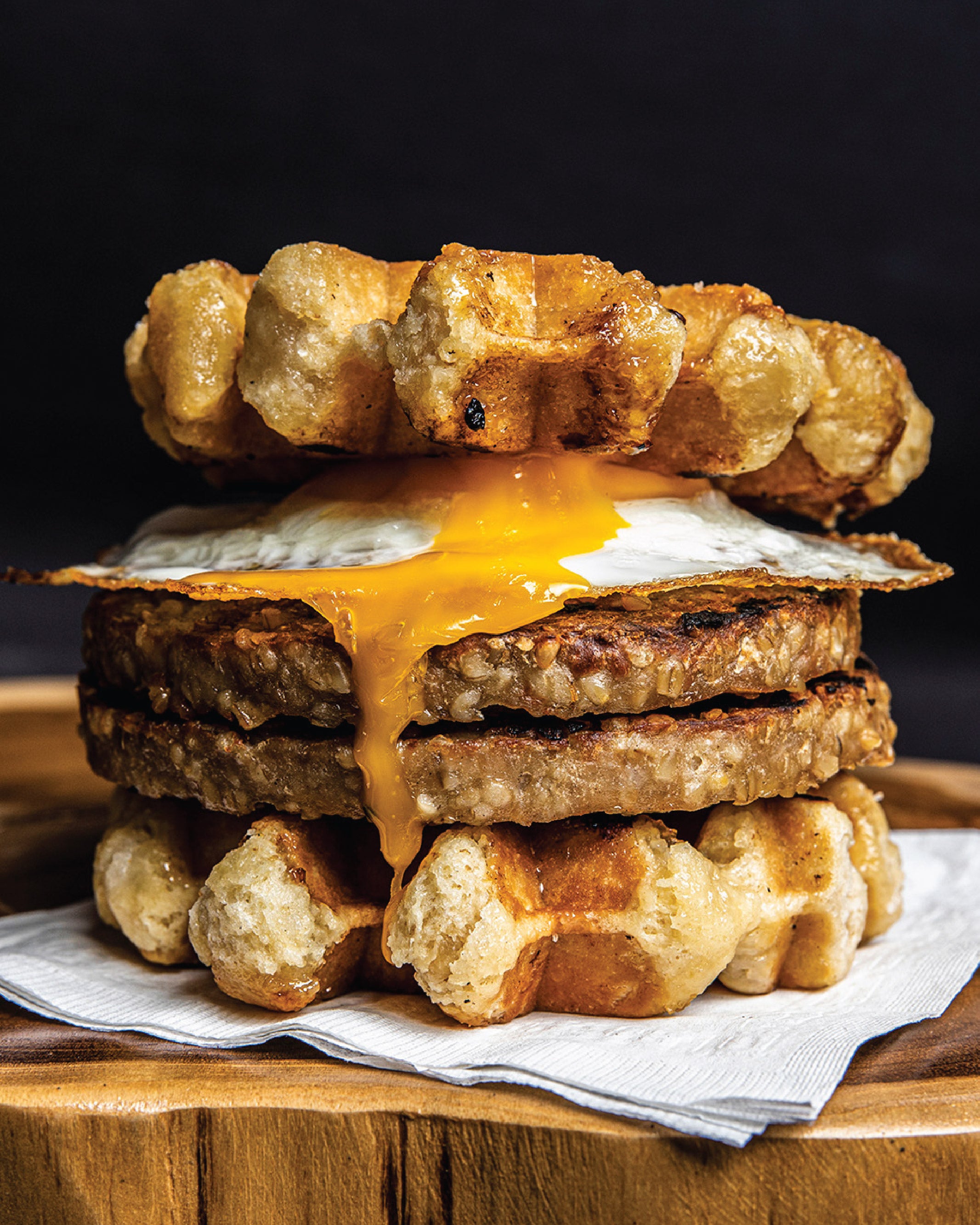 Taste of Belgium Traditional Waffle and Glier's Goetta