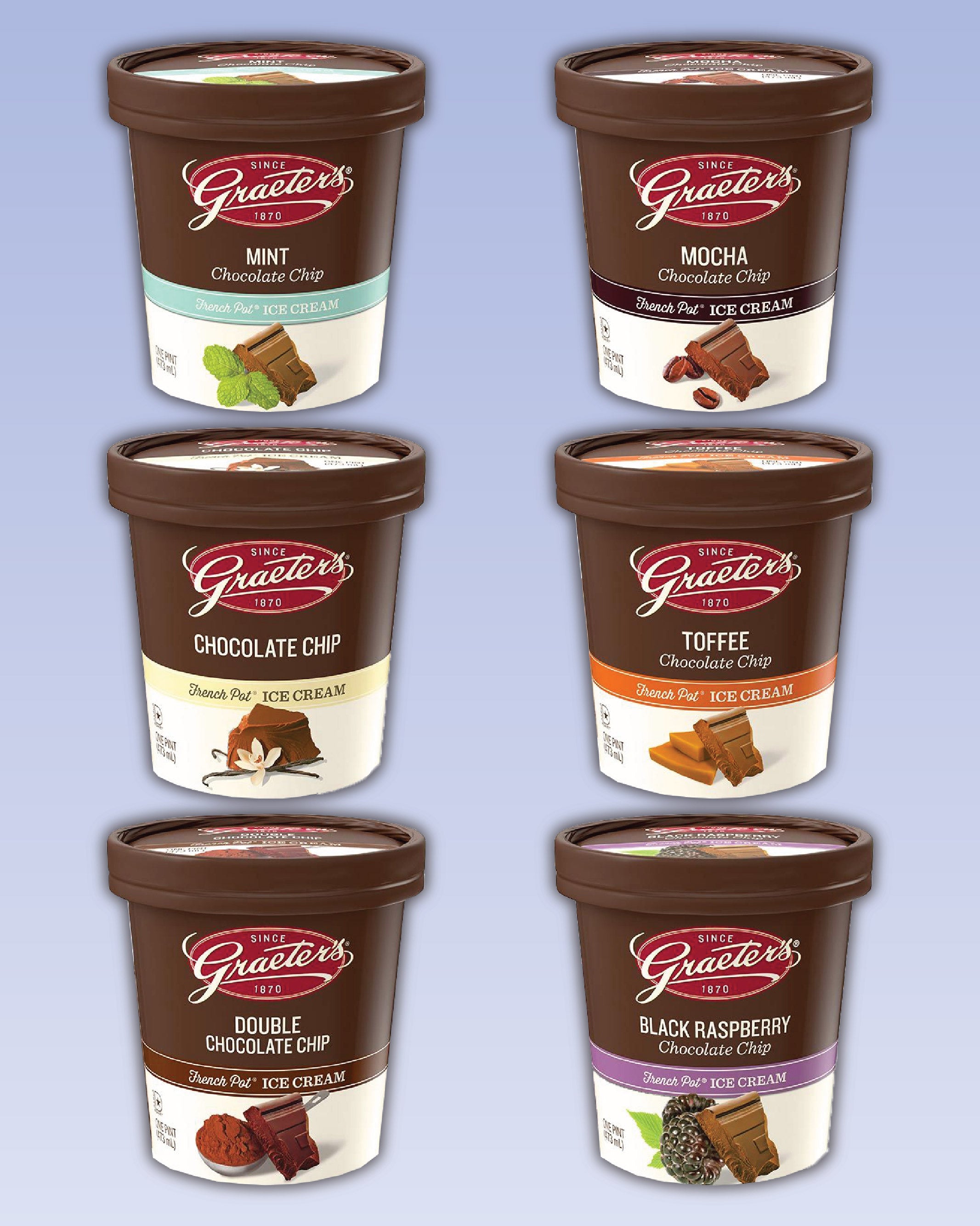 Graeter's Chip Selection Pints (6 or 12 Pack)