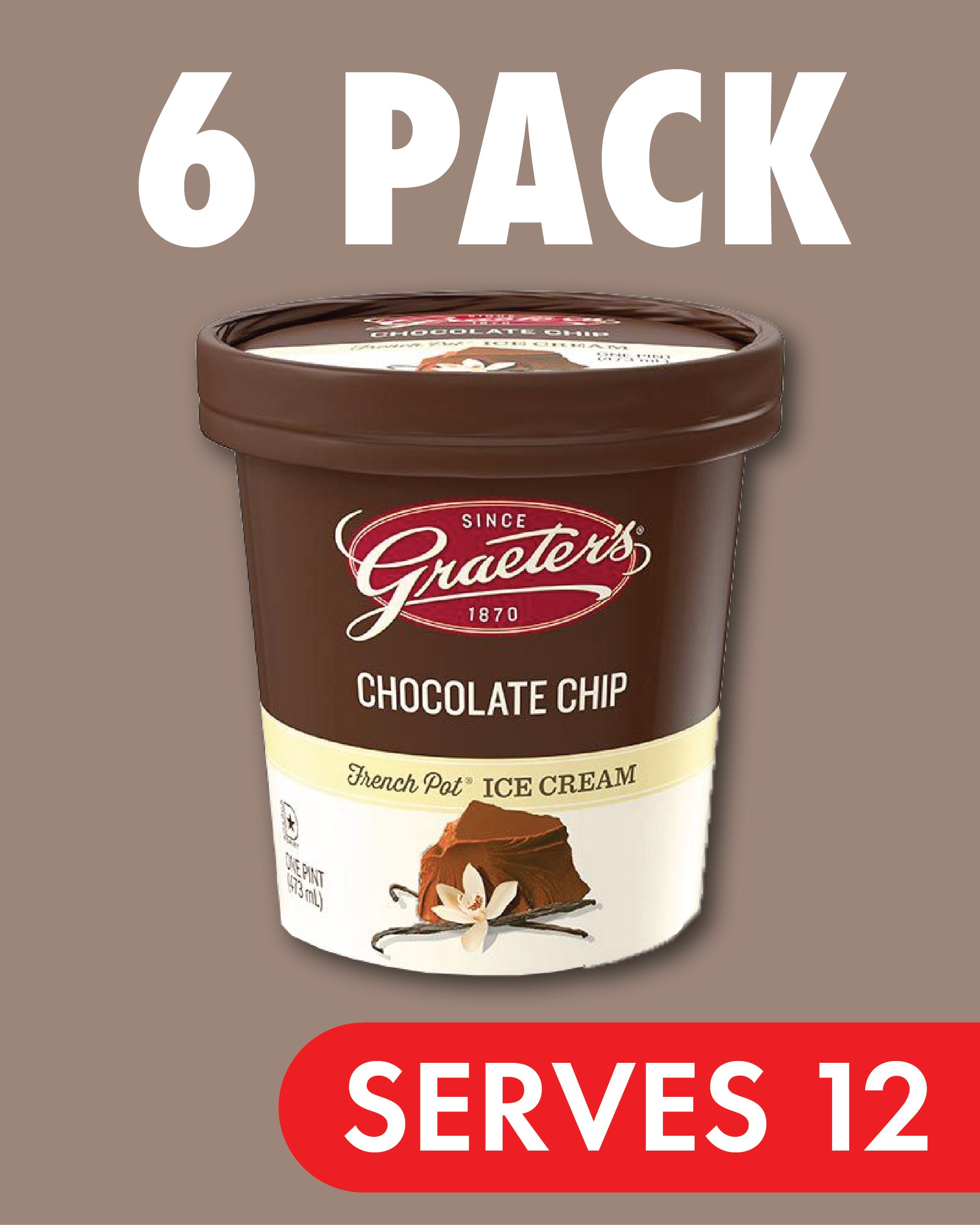 Graeter's Chocolate Chip (6 or 12 Pints)