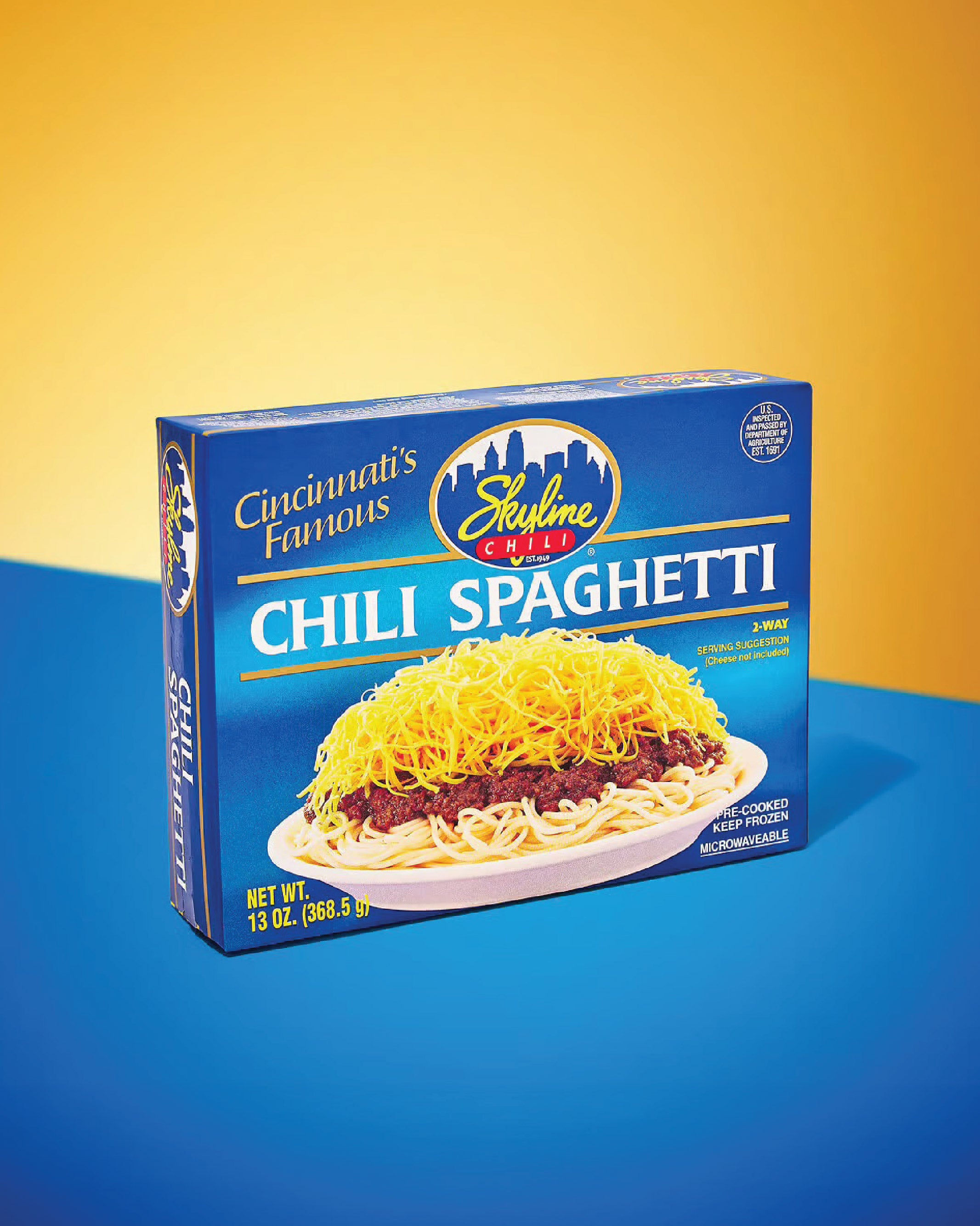 Skyline Original Chili Spaghetti Frozen (8 or 12 Pack)